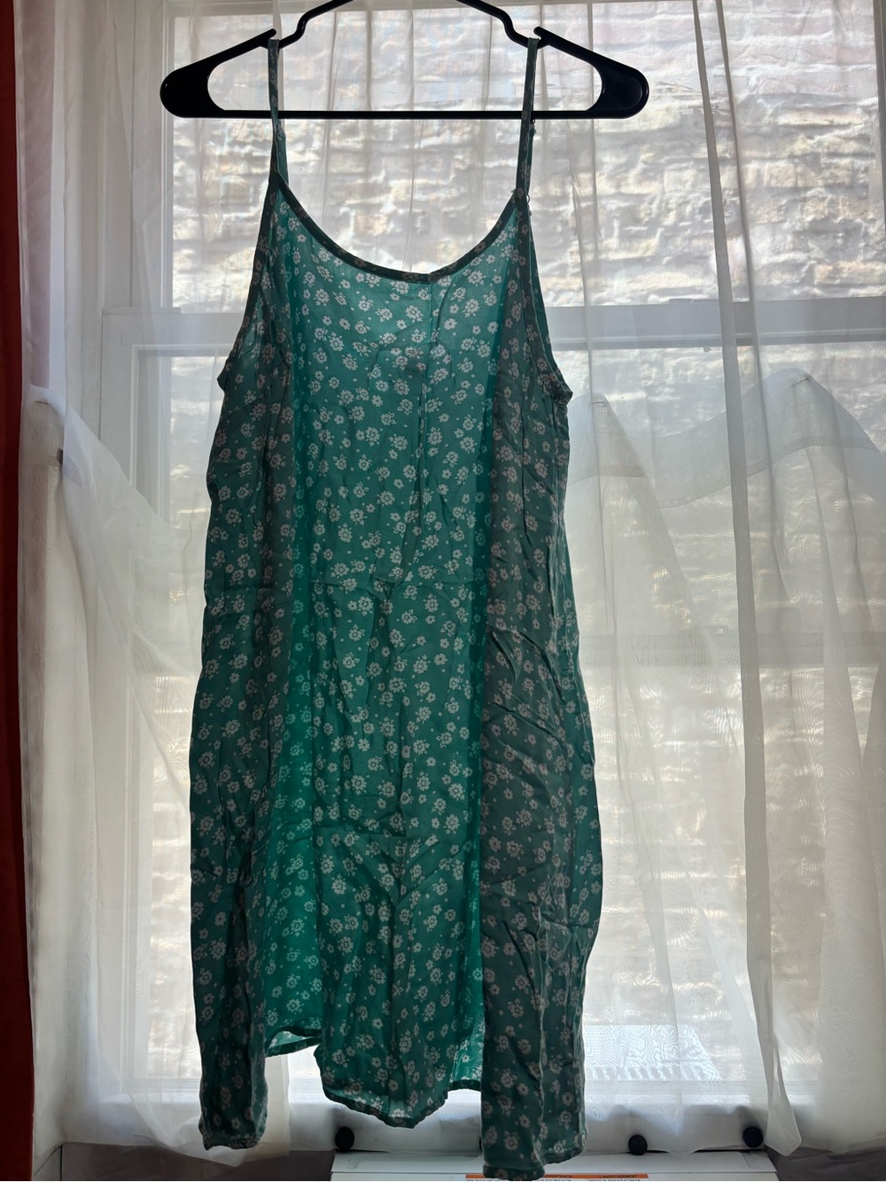 wild fable Teal Floral Spaghetti Strap Camisole